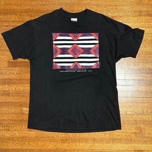 Vintage Hanes Beefy T Museum Indian Arts‎ Culture Navajo Blanket T Shirt XL